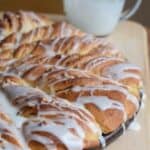 Maple Pecan Coffeecake Twists. A shortcut recipe for the 1969 20th Annual Pillsbury Bakeoff bookazine. Drizzled with plenty of icing.