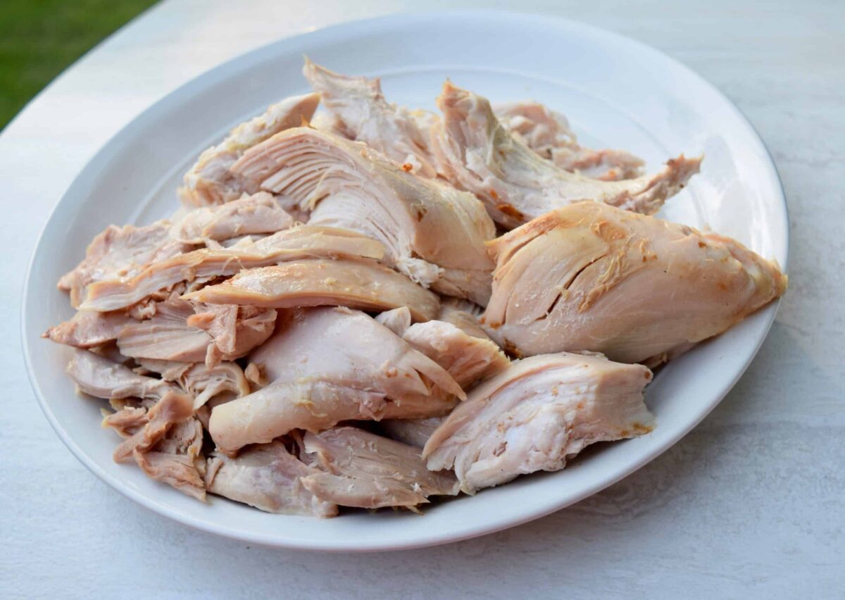 rotisserie chicken cut into pieces