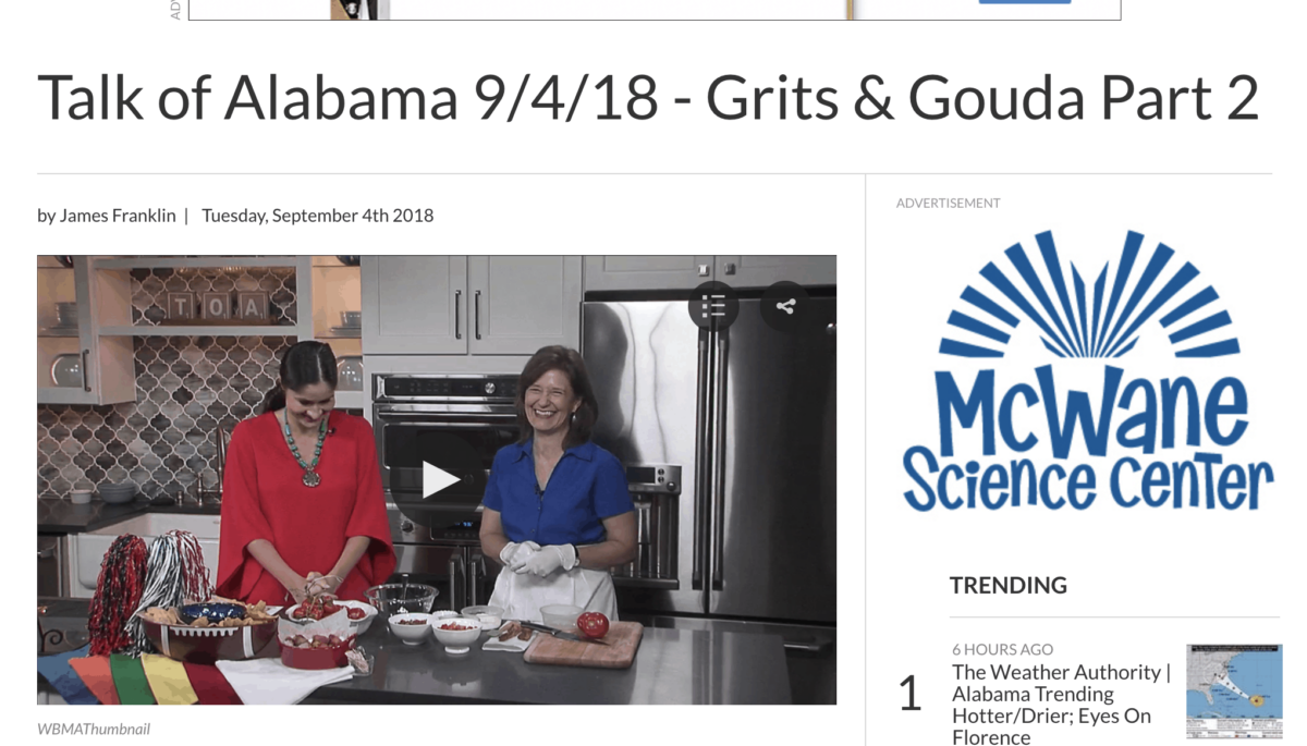 Talk of Alabama Kathleen Phillips with Nicole Allshouse making Bacon Wrapped Cheesy Tater Tots Part 1