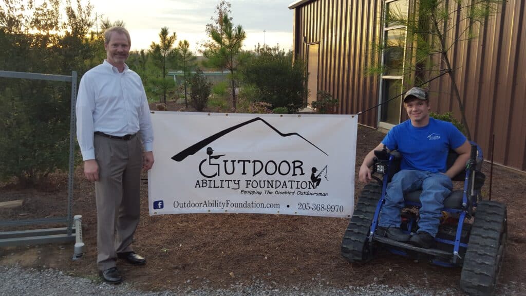 Outdoor Ability Foundation nonprofit equips the young disabled outdoorsman with Action Trackchairs to navigate the woods and beaches.