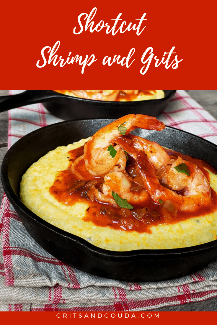 Shortcut Shrimp and Grits Pinterest Pin