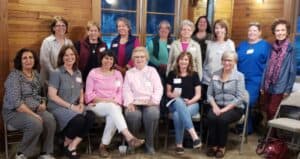 A lovely group of ladies in the Indian Springs Garden Club. 