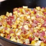Corned Beef and Roasted Potato Hash turns leftovers a scrumptious Brunch or Brinner.