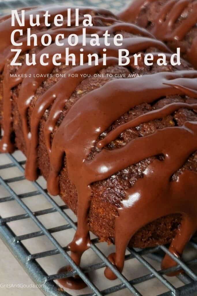 chocolate zucchini bread pinterest image