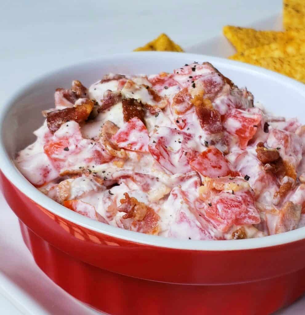 Bacon Tomato Dip Gritsandgouda