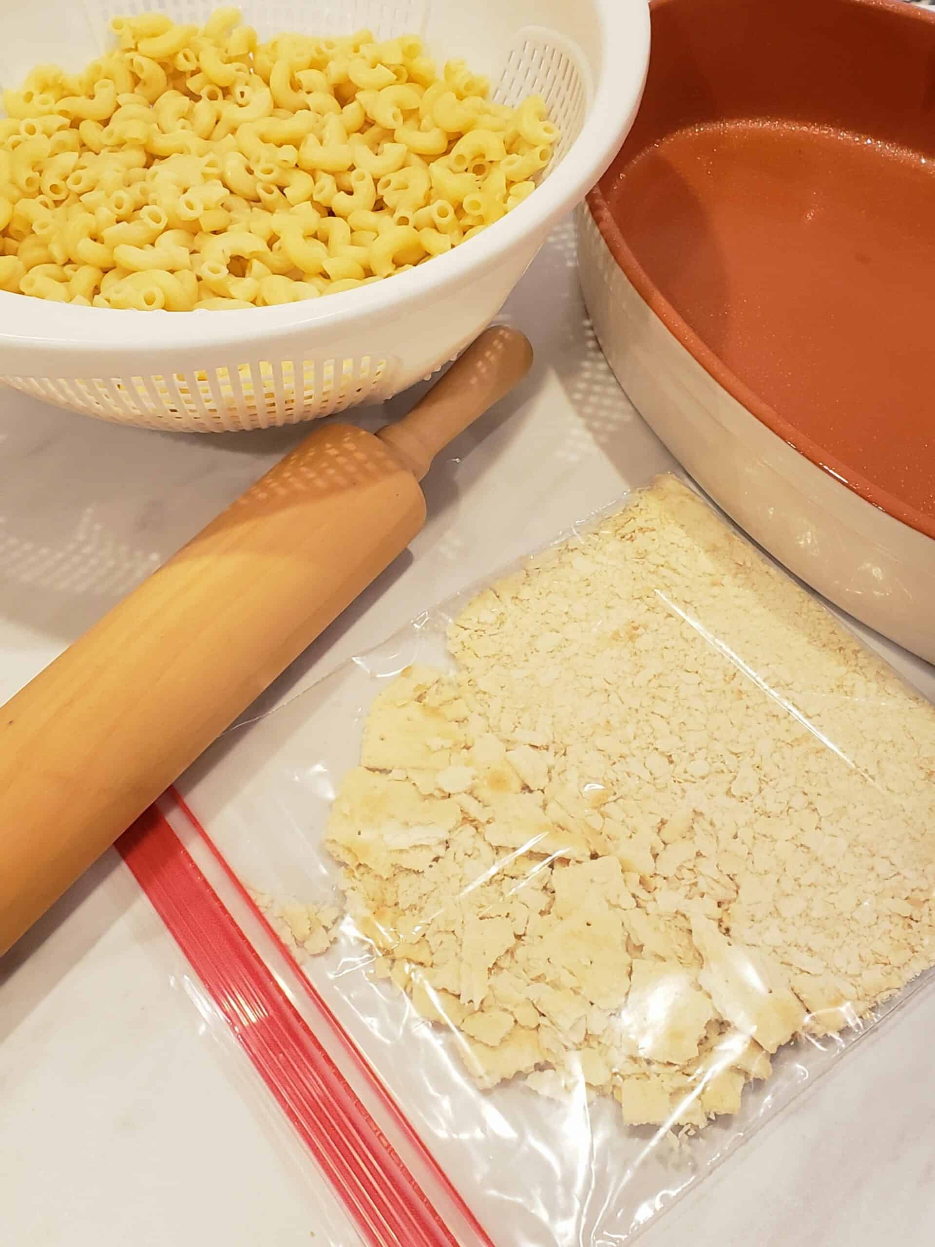 Baked Cheesy Mac and Cheese (With Shortcuts) Grits and Gouda
