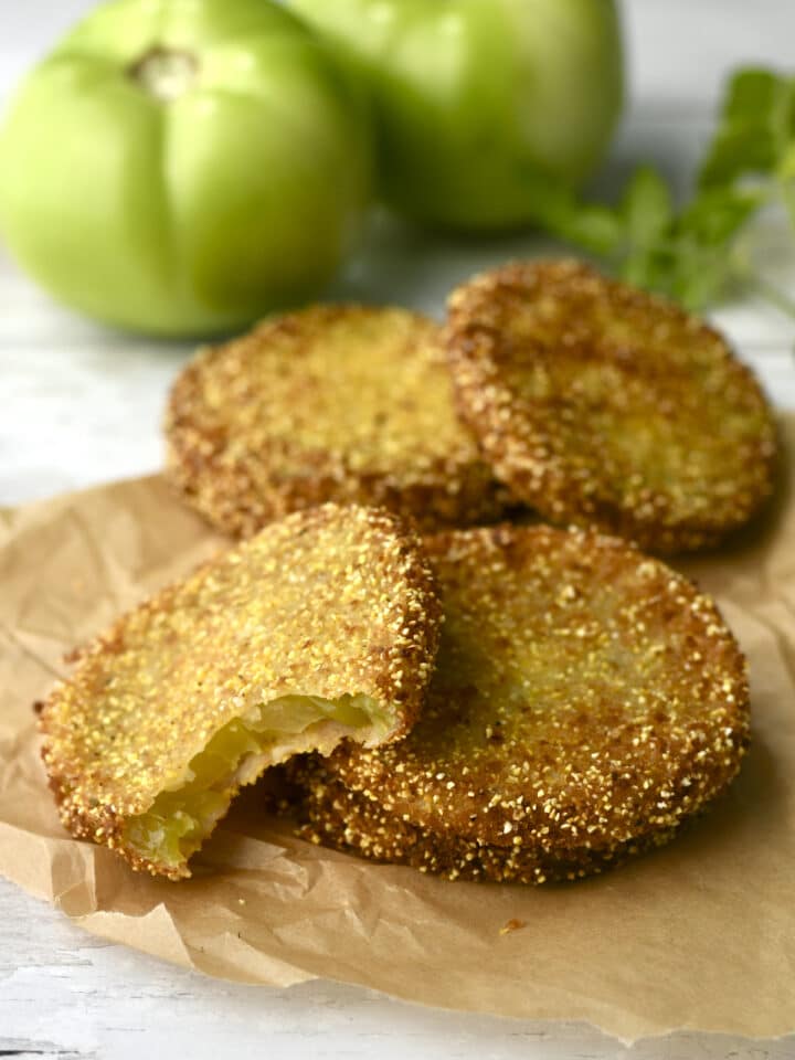 Best Fried Green Tomatoes (Perfect Every Time) Grits and Gouda