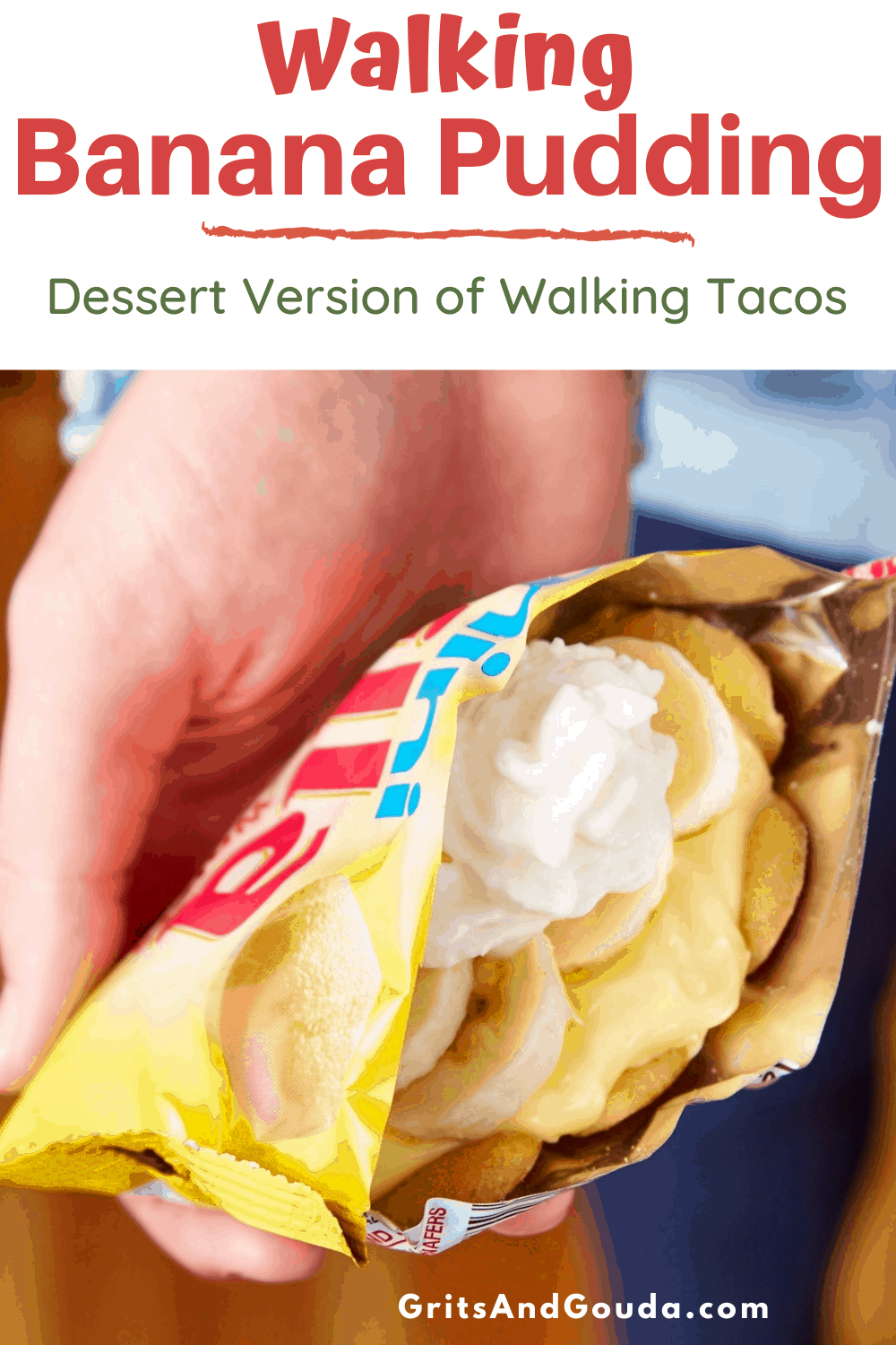 Pinterest pin for Walking Banana Pudding