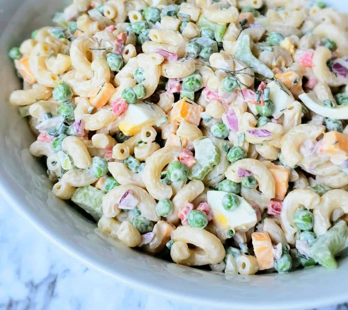 Easy Southern Macaroni Salad (With Shortcuts) - Grits and Gouda