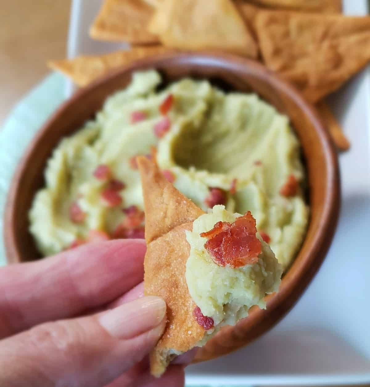 Lima Bean Dip (Butter Beans) Grits and Gouda