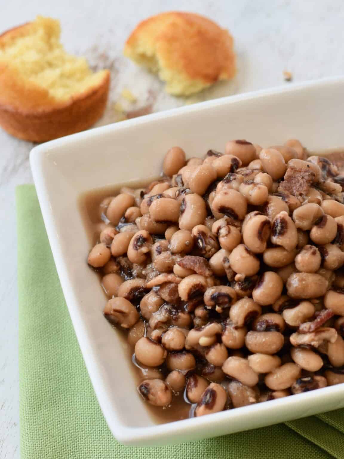 Instant Pot Black Eyed Peas Grits and Gouda
