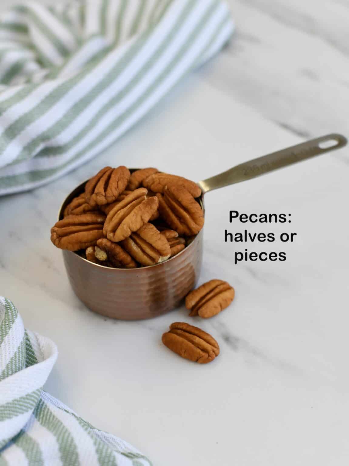 Roasted Pecans in Air Fryer Grits and Gouda