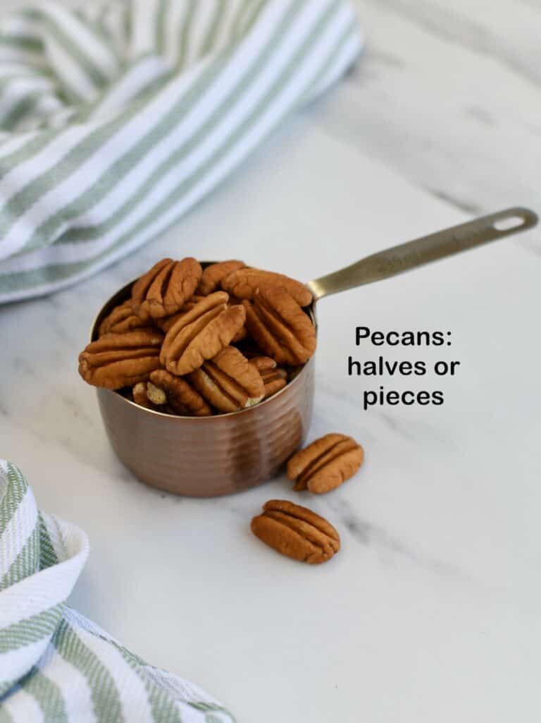 Roasted Pecans in Air Fryer Grits and Gouda