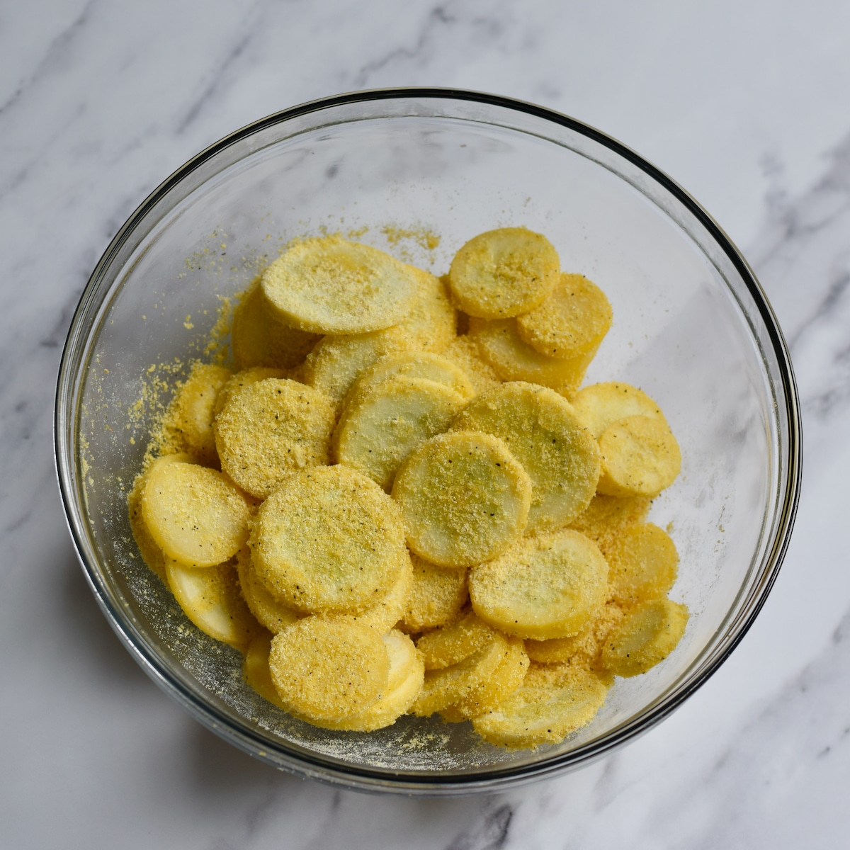 Air Fryer Squash (Yellow and Zucchini) Grits and Gouda