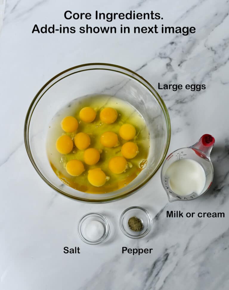 Sheet Pan Omelette Grits and Gouda