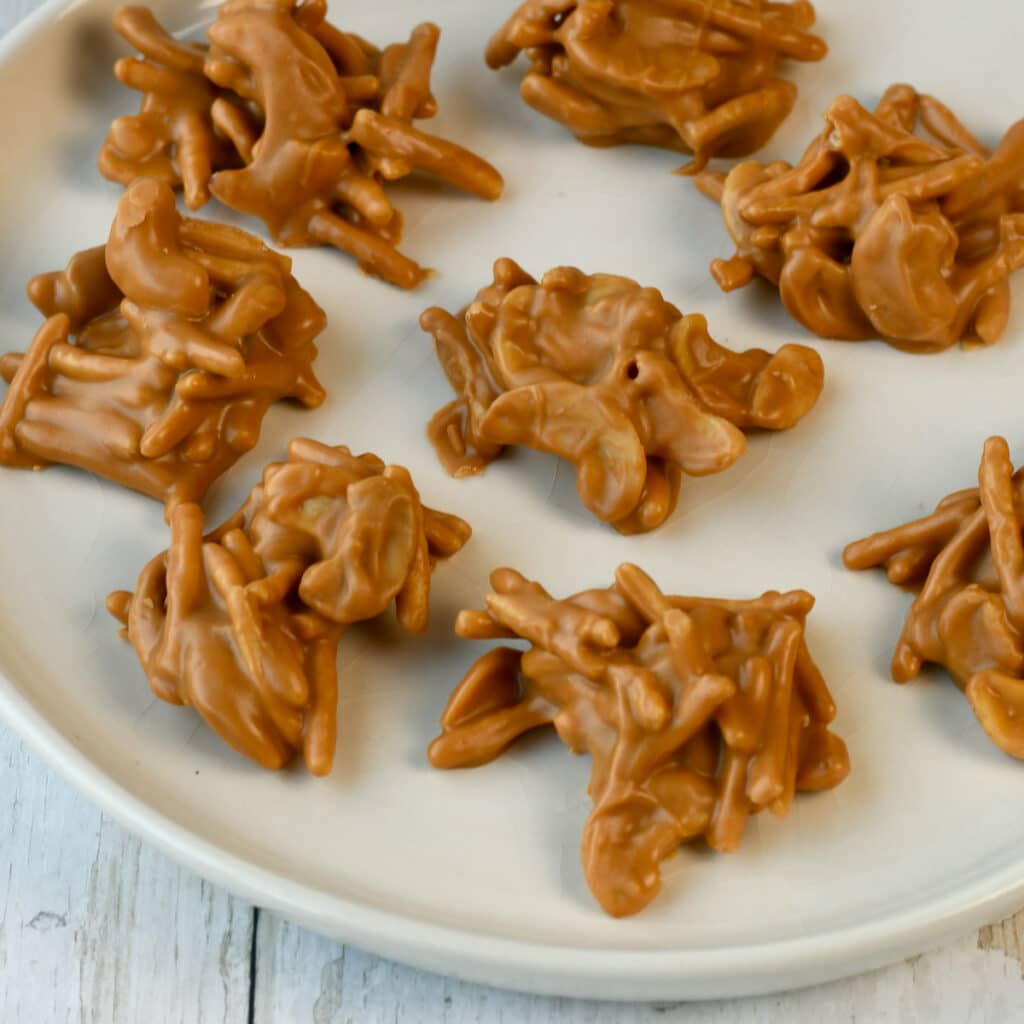Cookie Butter Haystacks Candy - Grits and Gouda