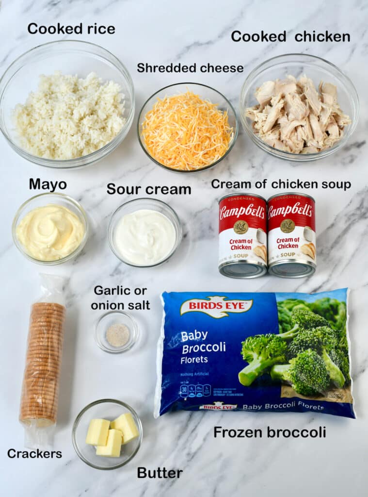 Cheesy Chicken Broccoli and Rice Casserole Grits and Gouda