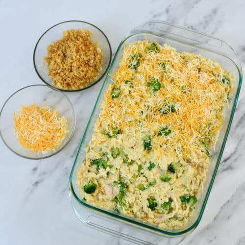 Cheesy Chicken Broccoli and Rice Casserole Grits and Gouda