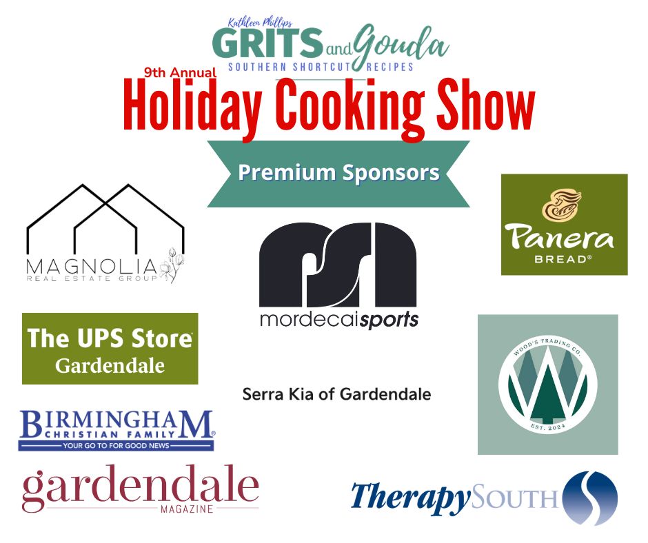 Sponsor logos for holiday cooking show 2026. 